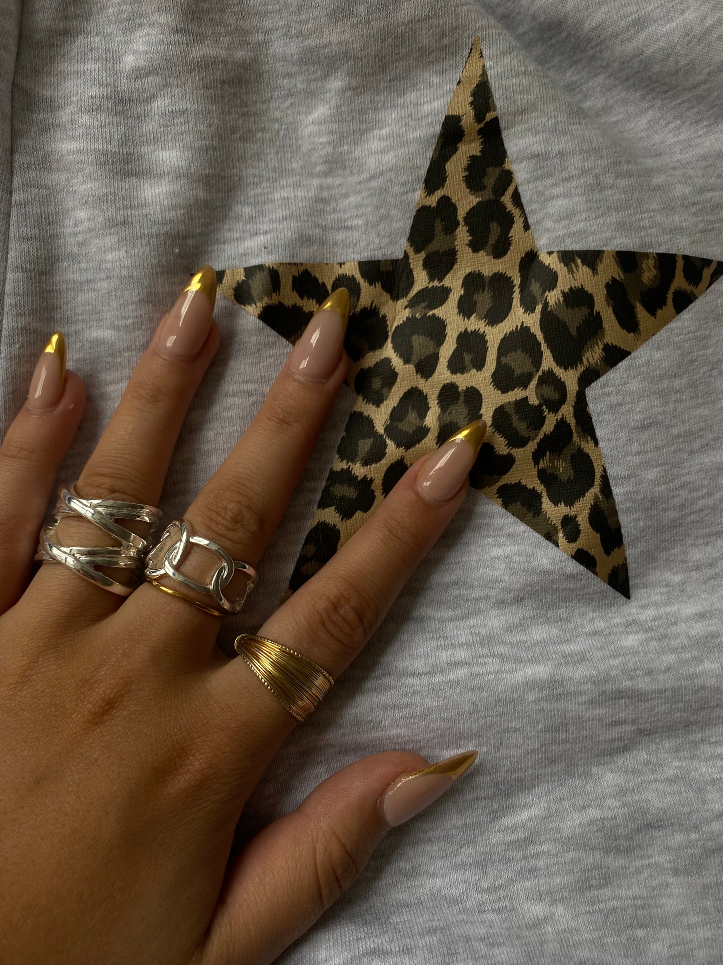 Leopard Star Joggers