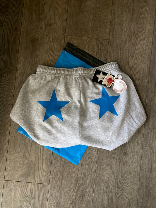 baby blue star joggers