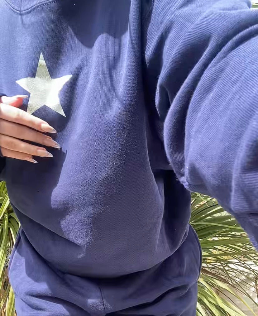 navy star tracksuit