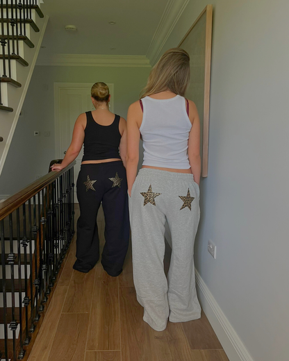 Leopard Star Joggers