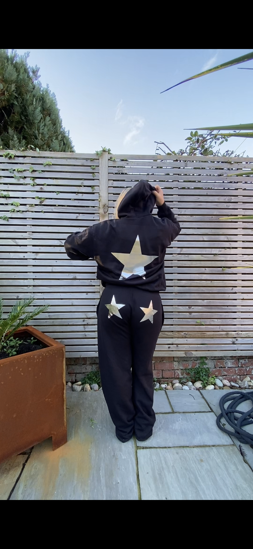 black star joggers s leopard print Classic