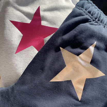 Navy Star Joggers
