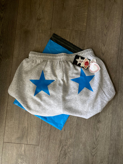 baby blue star joggers