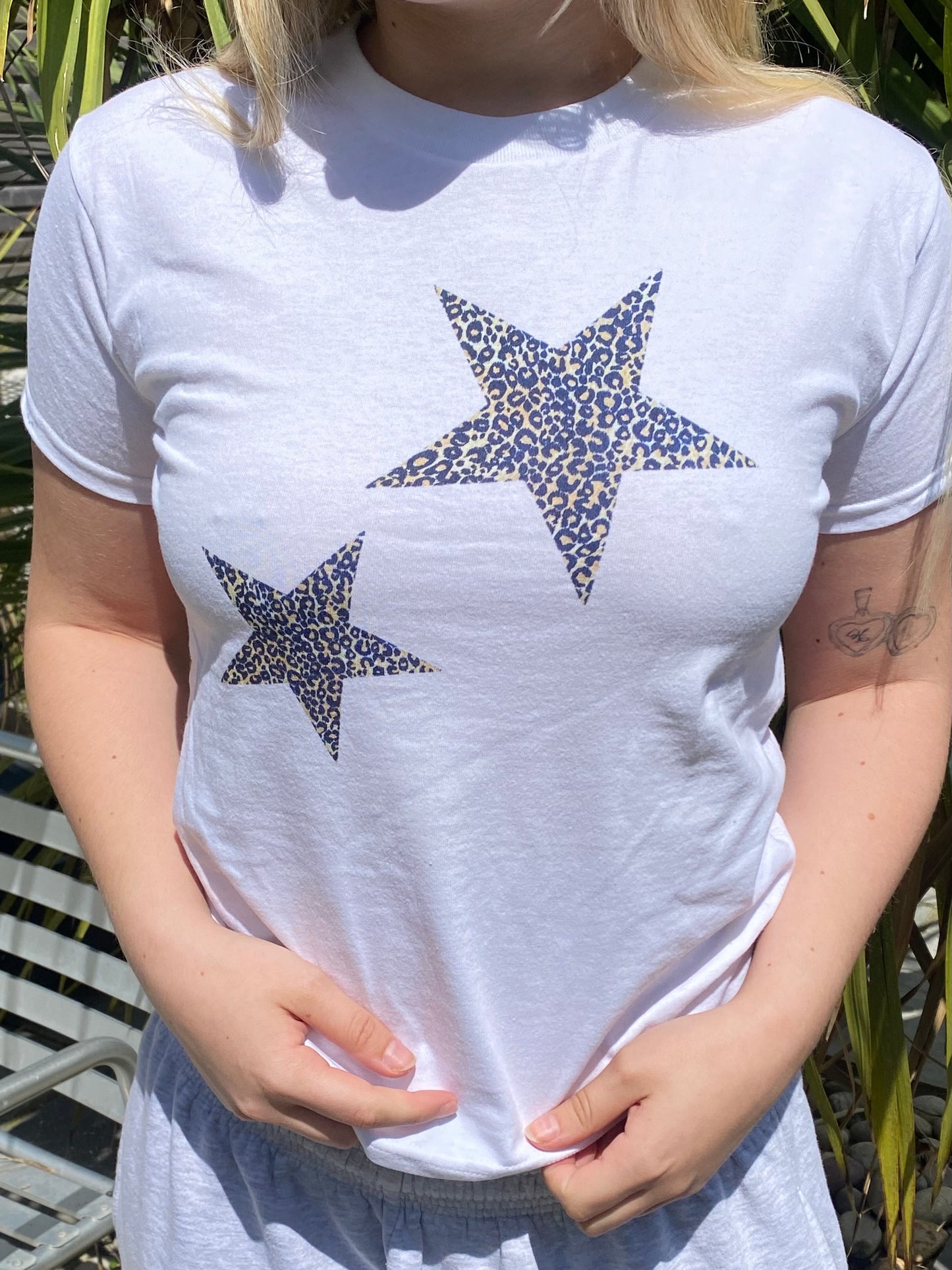 double star baby tee