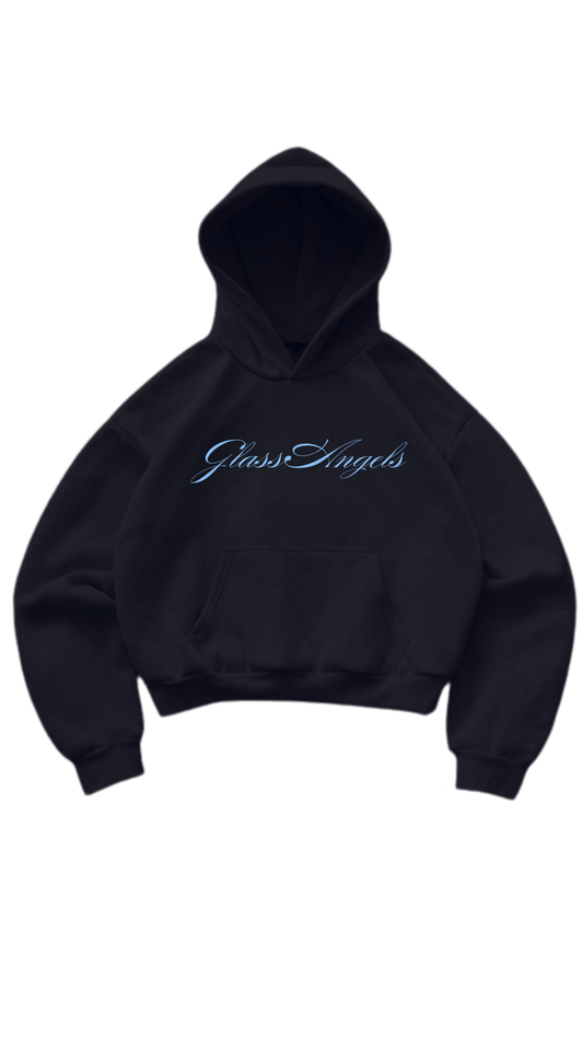 Black Monogram Hoodie