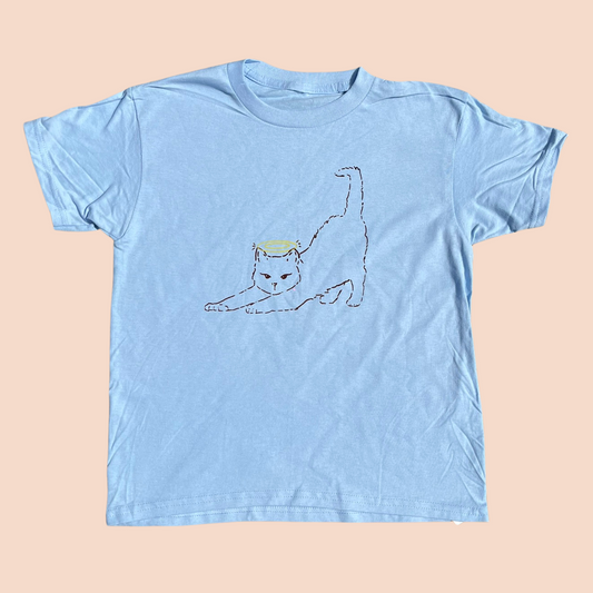 Blue Angel Kitty Tee - Small