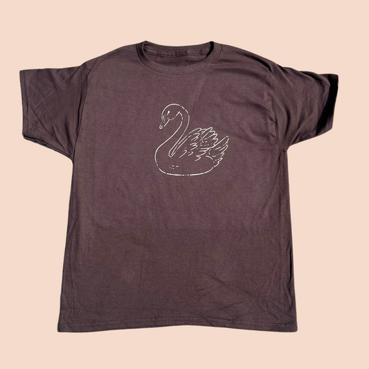 Swan Tee Brown - Large