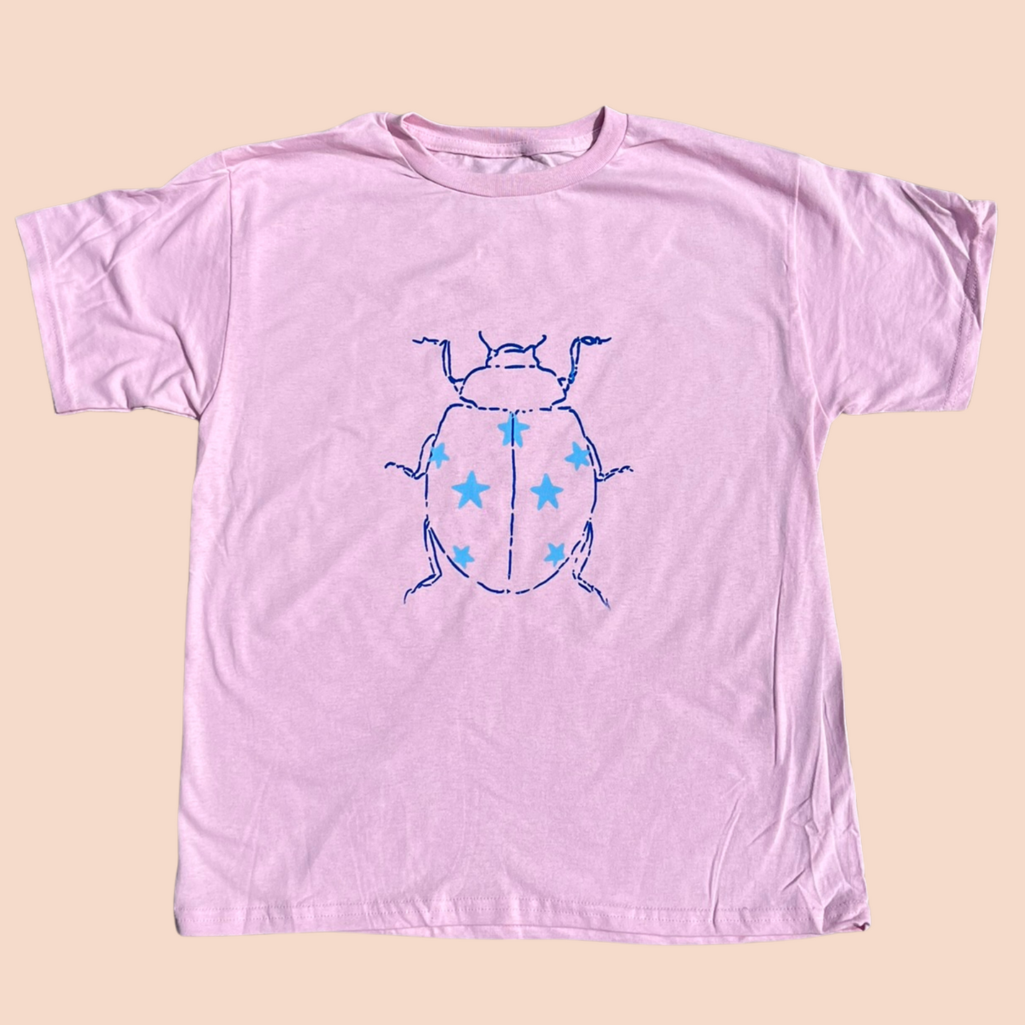 Pink Star Ladybird Tee - Large